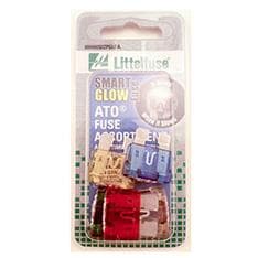 Littelfuse Smartglow ATO Fuse 5 Piece Assortment, 00940202ZPGLO Series